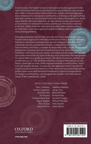 Produktbild: International Society and Its Critics