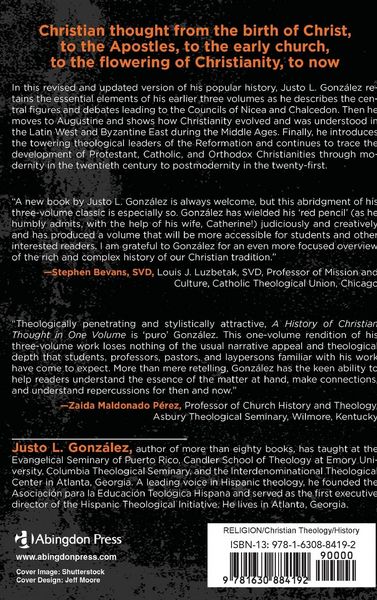 Produktbild: A History of Christian Thought in One Volume