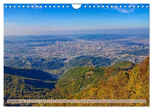 Produktbild: Tirana - Herz Albaniens (Wandkalender 2026 DIN A4 quer), CALVENDO Monatskalender