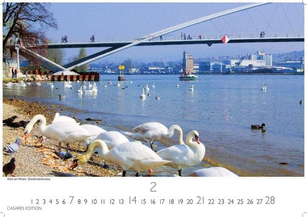 Produktbild: Der Rhein Kalender 2027 &ndash; Wandkalender | Fotokalender Deutschland 50x35cm | mit 12 eindrucksvollen Aufnahmen von Flusslandschaften, Burgen und Weinregionen