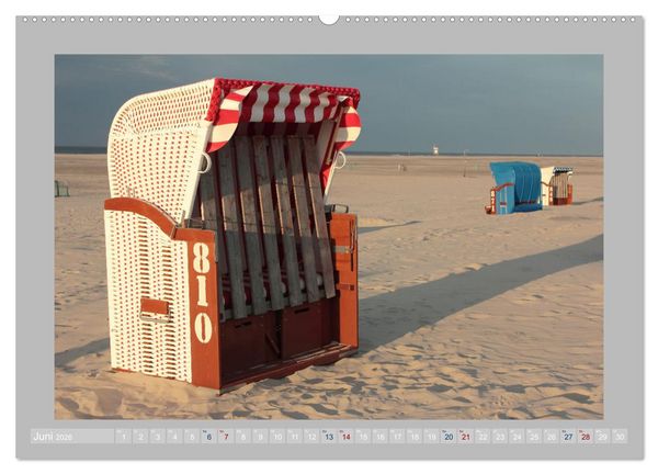 Produktbild: Juist - Kleine Insel, Gro&szlig;e Freiheit (hochwertiger Premium Wandkalender 2026 DIN A2 quer), Kunstdruck in Hochglanz