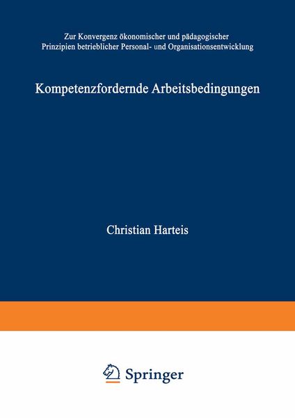Produktbild: Kompetenzf&ouml;rdernde Arbeitsbedingungen