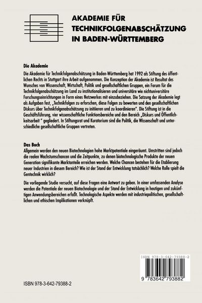 Produktbild: Biotechnologie &mdash; Gentechnik