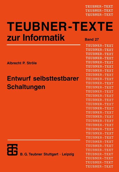 Produktbild: Entwurf selbsttestbarer Schaltungen