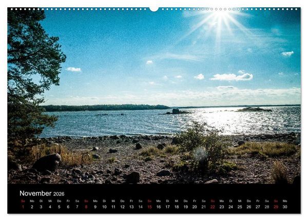 Produktbild: Finnland Sch&auml;renmeer (hochwertiger Premium Wandkalender 2026 DIN A2 quer), Kunstdruck in Hochglanz