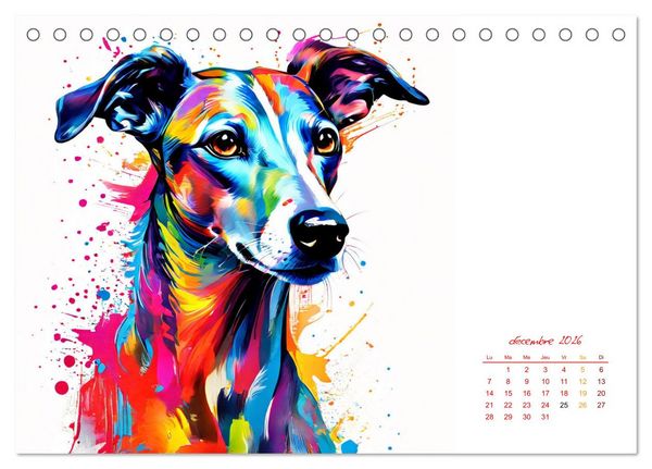 Produktbild: Show canin (Calendrier de bureau 2026 DIN A5 vertical), CALVENDO calendrier mensuel