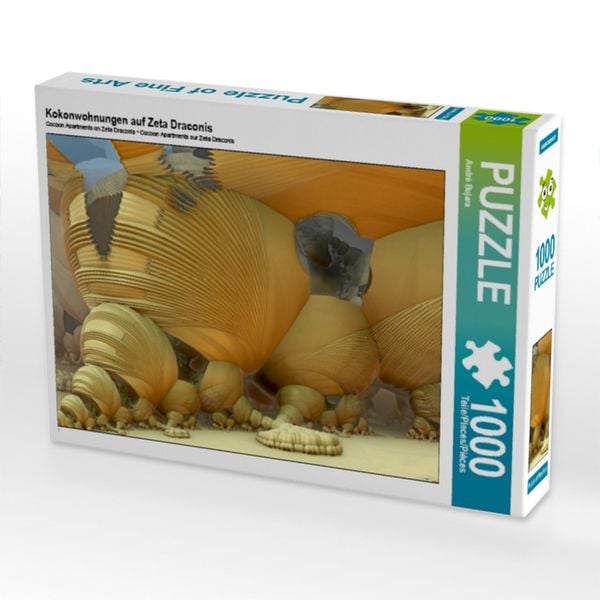 CALVENDO Puzzle Kokonwohnungen auf Zeta Draconis | 1000 Teile Lege-Größe 64x48cm Foto-Puzzle für glückliche Stunden