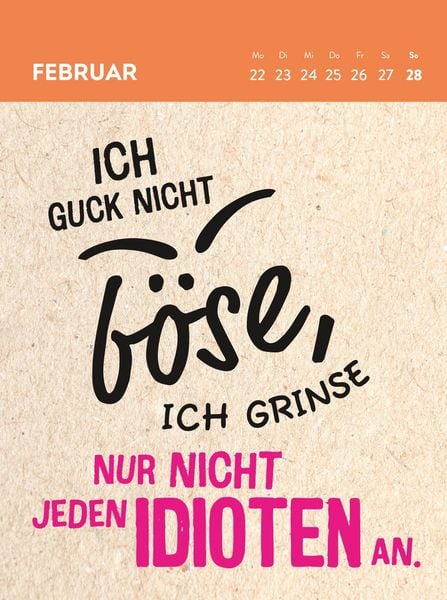 Produktbild: Wochenkalender 2027: Ich atme ein, ich raste aus