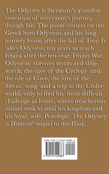 Produktbild: The Odyssey for Boys and Girls - Homer's Epic Tale of Heroes, Monsters, and Adventure