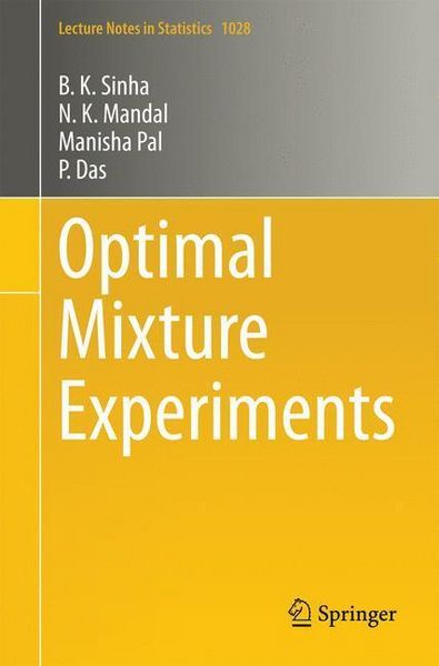 Produktbild: Optimal Mixture Experiments