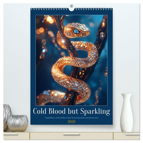 Cold Blood but Sparkeling (High Quality Premium Wall Calendar 2026 DIN A2 portrait),CALVENDO 12 Month Wall Calendar
