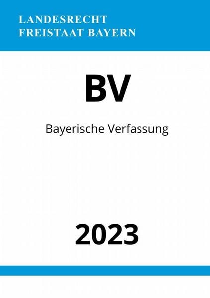 Produktbild: Bayerische Verfassung - BV 2023