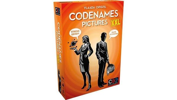 Asmodee CGED0044 - Codenames Pictures XXL, Partyspiel