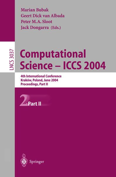 Produktbild: Computational Science - ICCS 2004