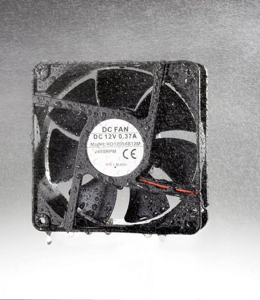 Produktbild: TRU Components RD12038B12L Axiall&uuml;fter 12 V/DC 142 m&sup3;/h (L x B x H) 120 x 120 x 38mm