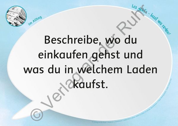 Produktbild: Los geht's - lasst uns reden!