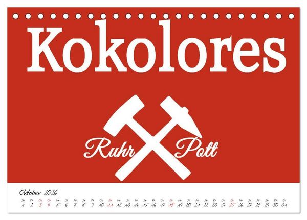 Produktbild: Ruhrpott Vokabeln (Tischkalender 2026 DIN A5 quer), CALVENDO Monatskalender