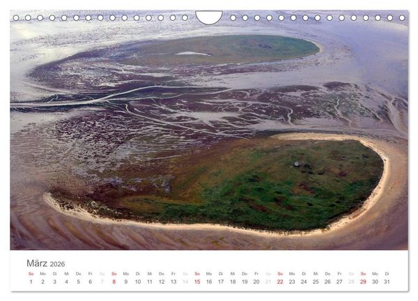Produktbild: Nordfriesische Inseln im Auge des Fotografen (Wandkalender 2026 DIN A4 quer), CALVENDO Monatskalender