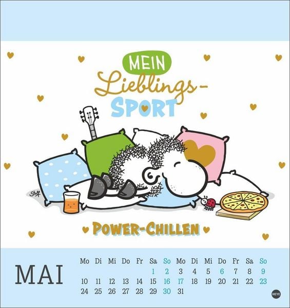 Produktbild: sheepworld Postkartenkalender 2027