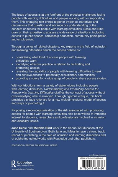 Produktbild: Understanding and Promoting Access for People with Learning Difficulties