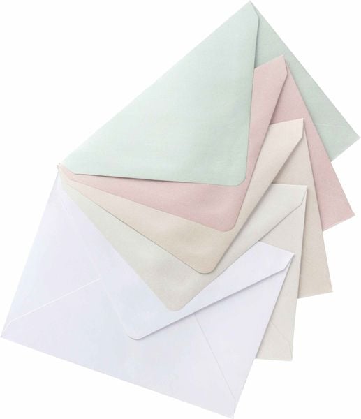 Produktbild: Folia Klappkarten/Doppelkarten f&uuml;r Einladungen, Gl&uuml;ckwunsch- oder Gru&szlig;karten, 10,5x15cm, perlmutt/pastell, 5 Karten + Kuverts + Einlagen