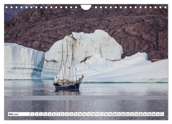 Produktbild: Scoresbysund - Sommer im gr&ouml;&szlig;ten und l&auml;ngsten Fjordsystem der Welt (Wandkalender 2026 DIN A4 quer), CALVENDO Monatskalender