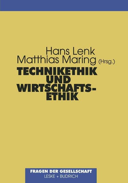 Produktbild: Technikethik und Wirtschaftsethik