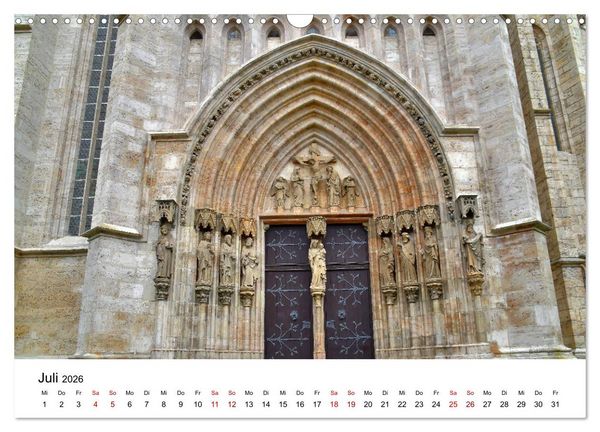 Produktbild: M&uuml;hlhausen in Th&uuml;ringen - Stadt im Herzen Deutschlands (Wandkalender 2026 DIN A3 quer), CALVENDO Monatskalender