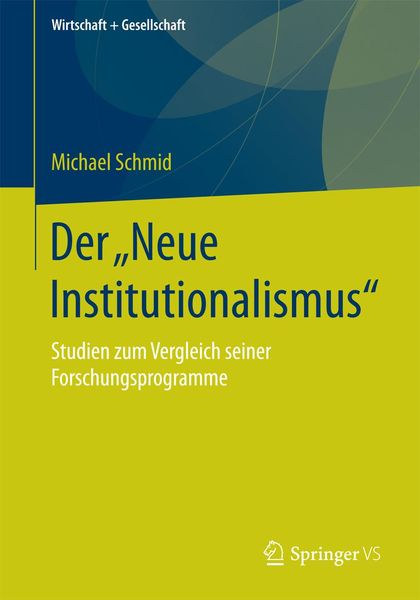 Produktbild: Der "Neue Institutionalismus"