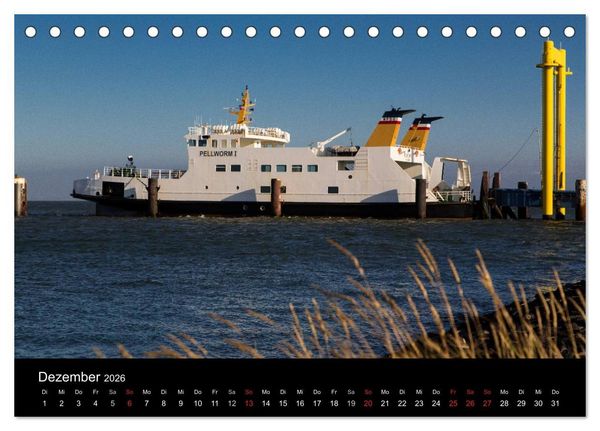 Produktbild: Pellworm 2026 (Tischkalender 2026 DIN A5 quer), CALVENDO Monatskalender