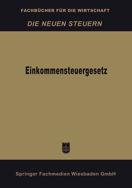 Produktbild: Einkommensteuergesetz