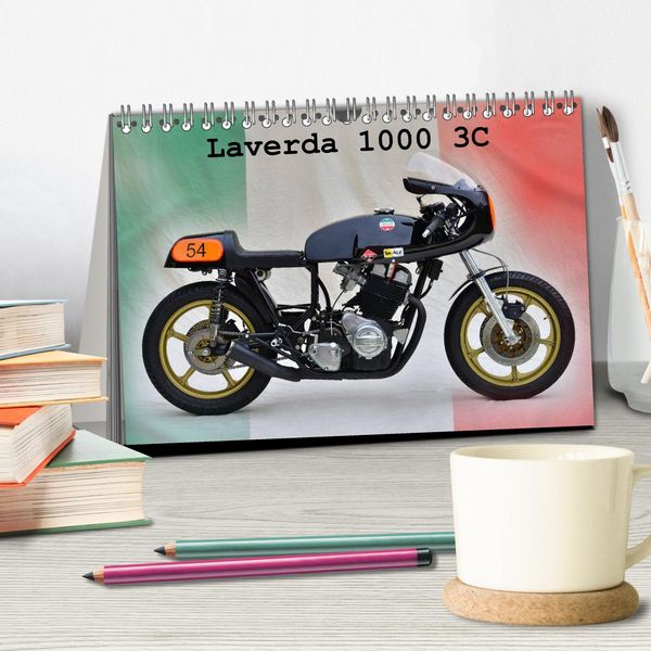 Produktbild: Laverda 1000 3C (Tischkalender 2026 DIN A5 quer), CALVENDO Monatskalender