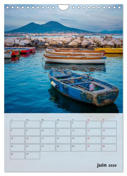 Produktbild: Italie - Des Dolomites &agrave; la c&ocirc;te amalfitaine (Calendrier mural 2026 DIN A4 horizontal), CALVENDO calendrier mensuel
