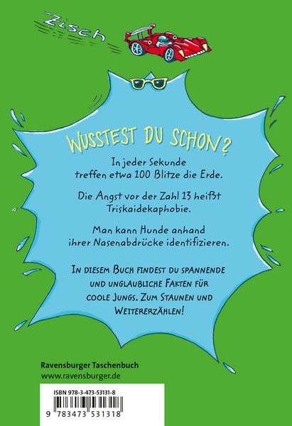 Produktbild: Verr&uuml;ckte Fakten, Band 1 - Welcher K&auml;se stinkt am meisten? Verr&uuml;ckte Fakten f&uuml;r coole Jungs