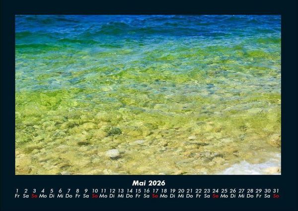 Produktbild: Meereslandschaft 2026 Fotokalender DIN A4