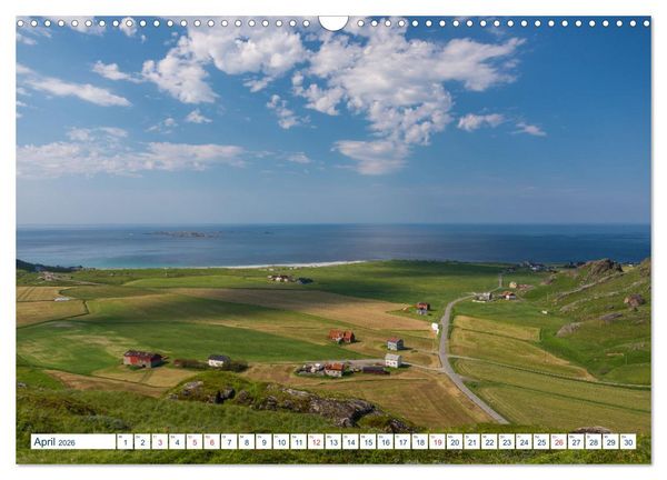 Produktbild: Lofoten Vester&aring;len (Wandkalender 2026 DIN A3 quer), CALVENDO Monatskalender