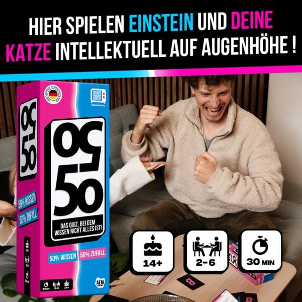 Produktbild: 50/50 - Das Quizspiel