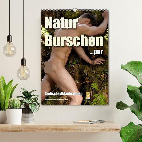 Produktbild: Naturburschen pur (Wandkalender 2026 DIN A2 hoch), CALVENDO Monatskalender