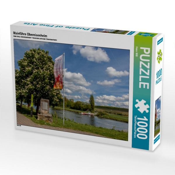 Produktbild: CALVENDO Puzzle Mainf&auml;hre Obereisenheim | 1000 Teile Lege-Gr&ouml;&szlig;e 64x48cm Foto-Puzzle f&uuml;r gl&uuml;ckliche Stunden