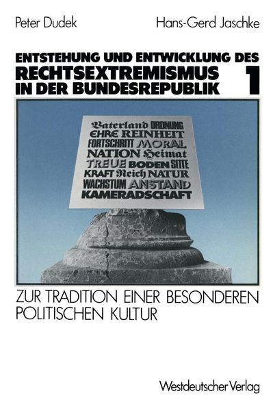Produktbild: Entstehung und Entwicklung des Rechtsextremismus in der Bundesrepublik
