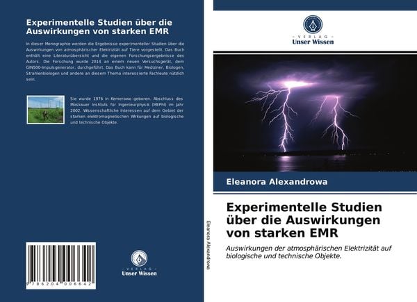 Experimentelle Studien über die Auswirkungen von starken EMR, Taschenbuch von Eleanora Alexandrowa, Verlag Unser Wissen, 9786204006642