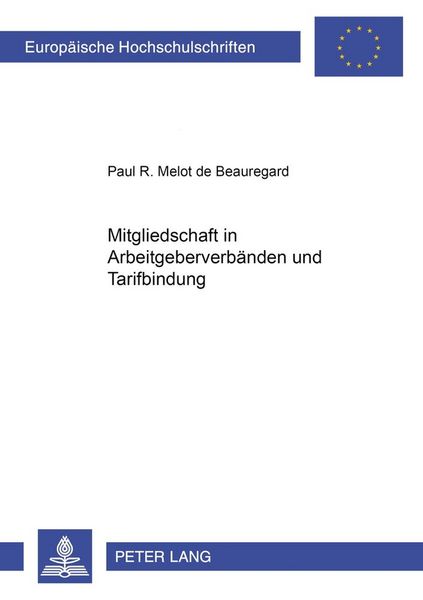 Produktbild: Mitgliedschaft in Arbeitgeberverb&auml;nden und Tarifbindung