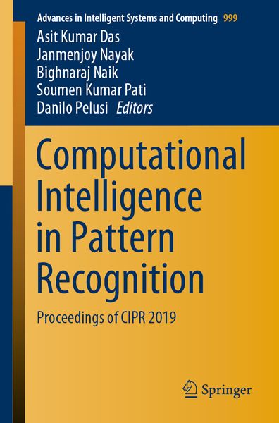 Produktbild: Computational Intelligence in Pattern Recognition