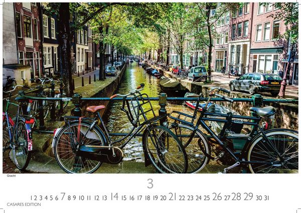 Produktbild: Amsterdam Kalender 2027 &ndash; Wandkalender | Fotokalender |Niederlande |Mitteleuropa 35x50cm - Atemberaubende Fotos von Amsterdams Sehensw&uuml;rdigkeiten, Kan&auml;len und kulturellen Highlights.