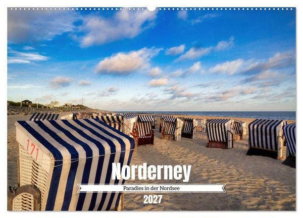 Produktbild: Norderney Paradies in der Nordsee (Wandkalender 2027 DIN A2 quer), CALVENDO Monatskalender