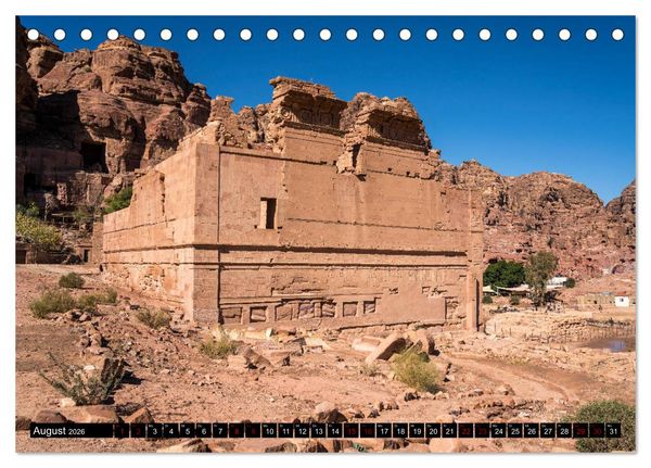 Produktbild: Petra - Jordanien (Tischkalender 2026 DIN A5 quer), CALVENDO Monatskalender