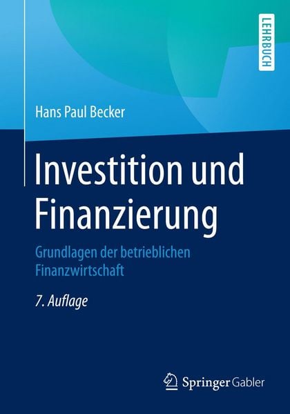 Produktbild: Investition und Finanzierung