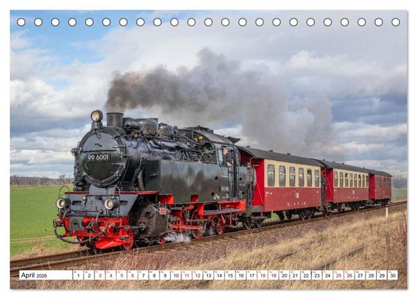 Produktbild: Selketalbahn im Harz (Tischkalender 2026 DIN A5 quer), CALVENDO Monatskalender