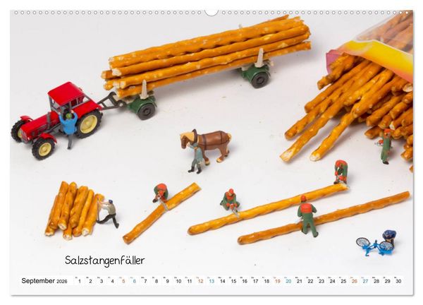 Produktbild: Chair-Sharing ... und andere Mini-Welten (Wandkalender 2026 DIN A2 quer), CALVENDO Monatskalender