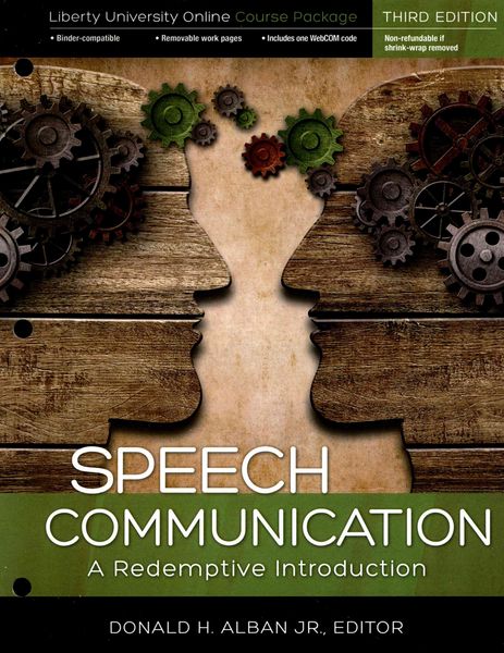 Produktbild: Speech Communication: A Redemptive Introduction: Liberty University Online Course Package